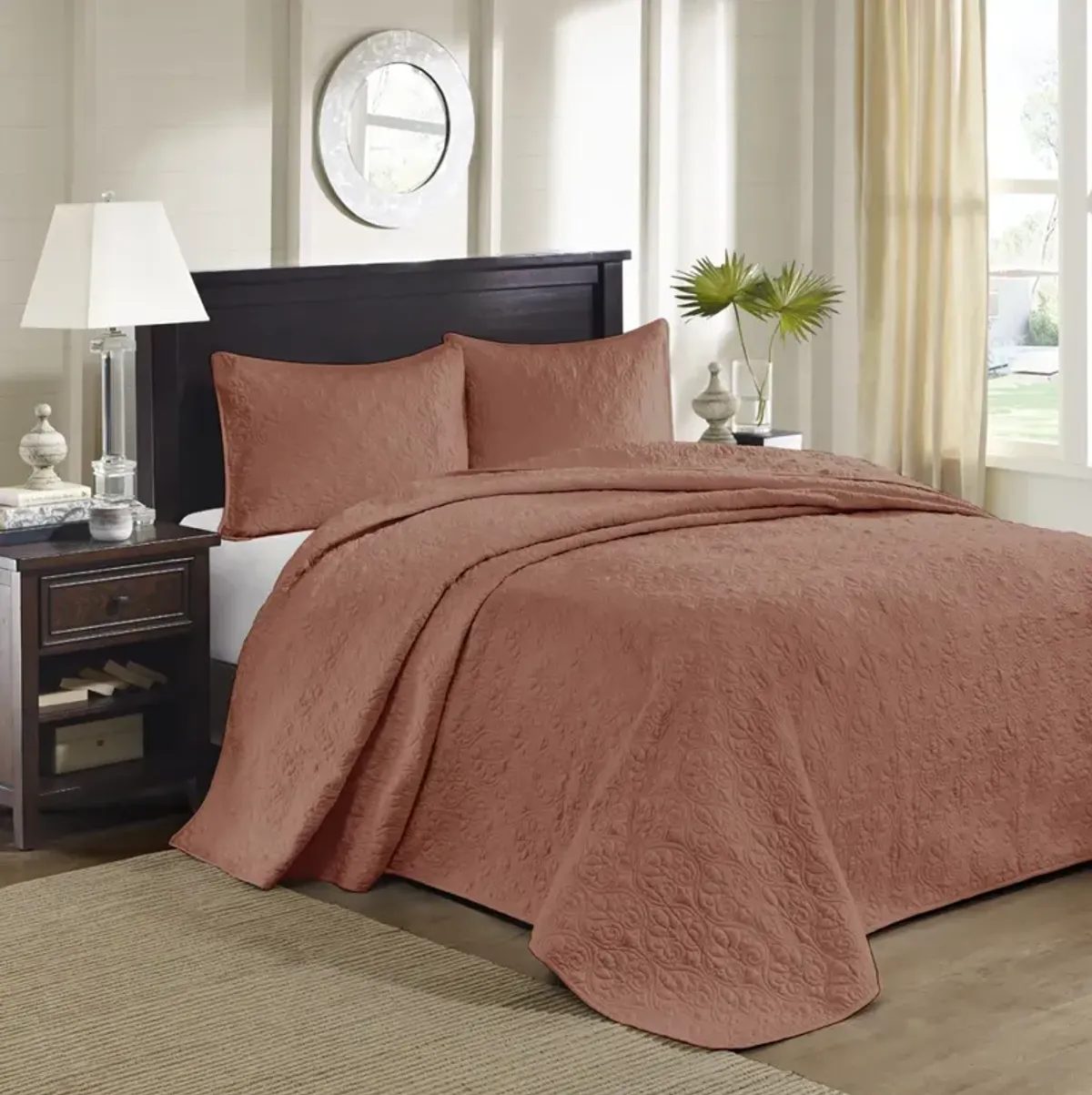 3 Piece Reversible Bedspread Set