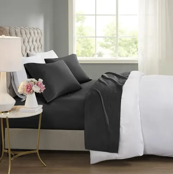 Cooling Cotton Blend 4 PC Sheet Set