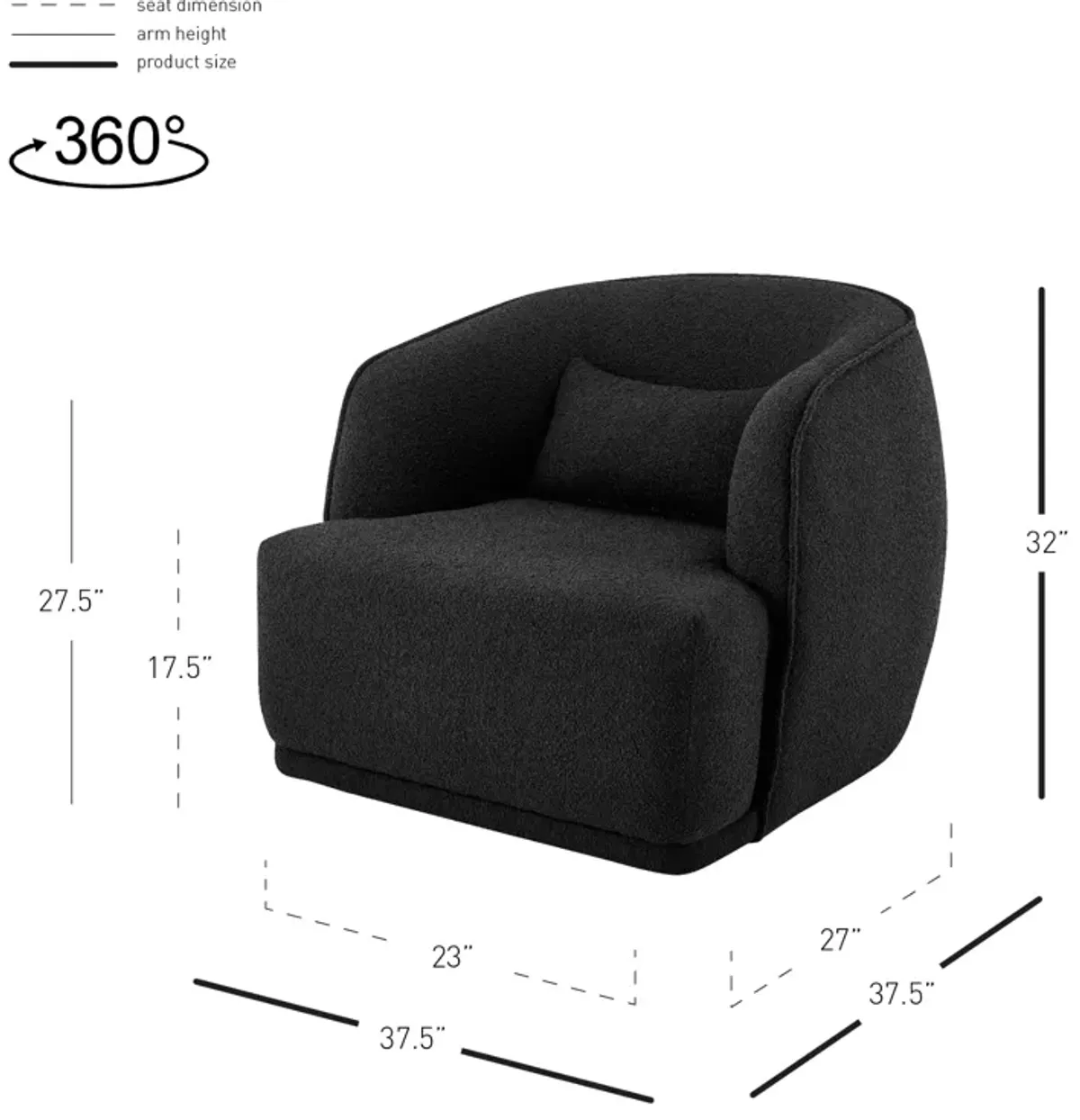 Steward Swivel Accent Chair