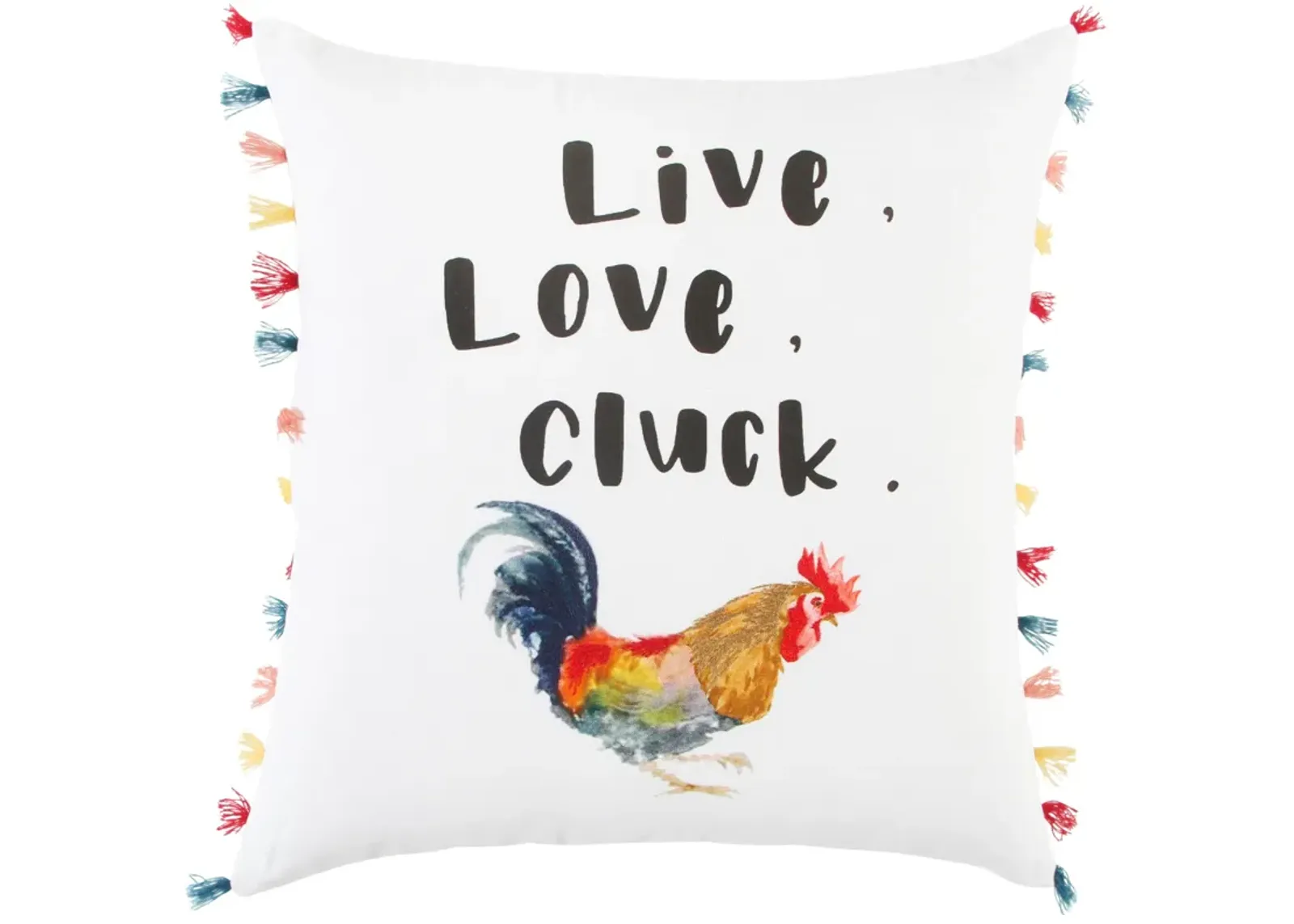 Back Talk Sentiment Red Pillow