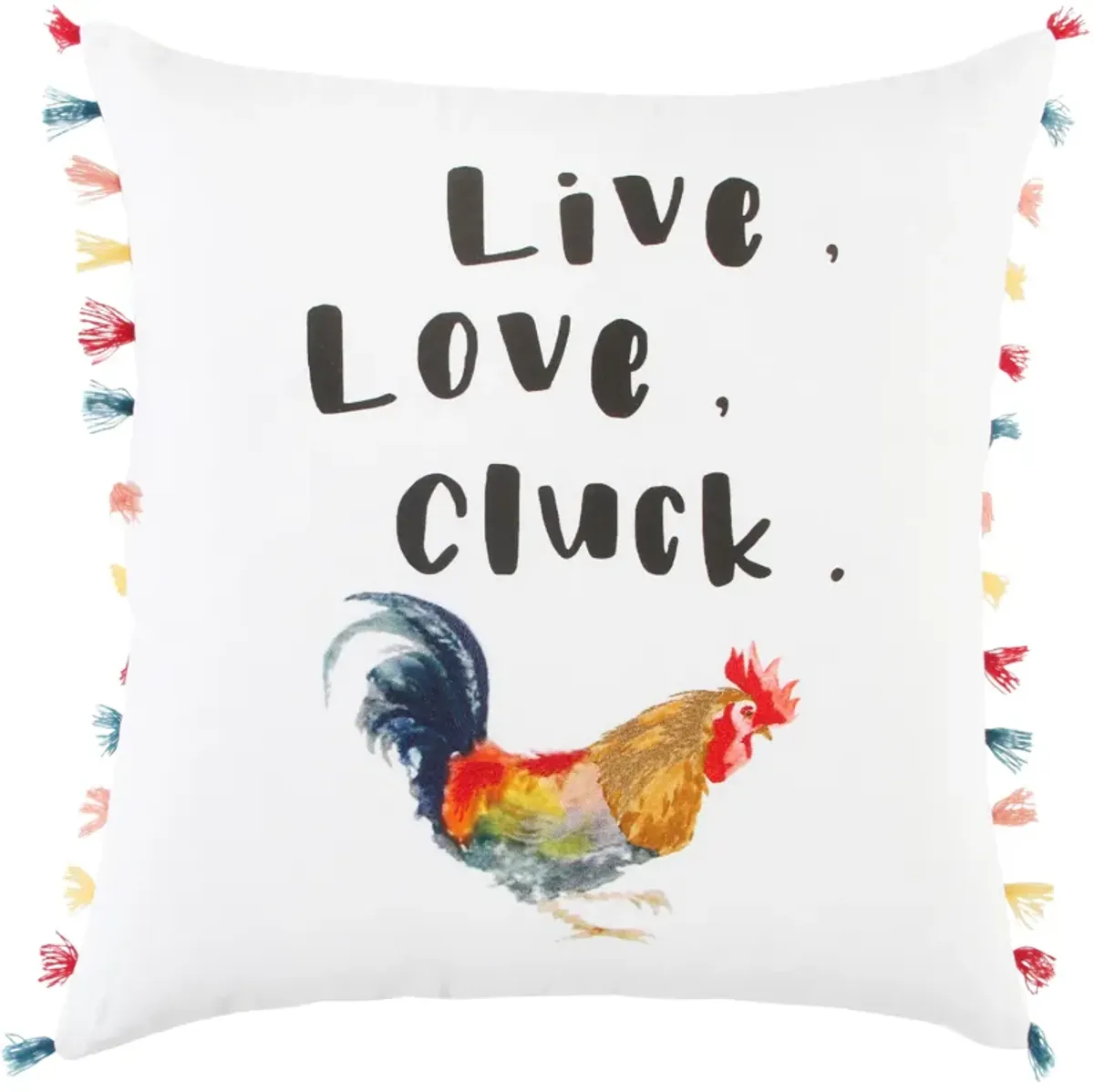 Back Talk Sentiment Red Pillow