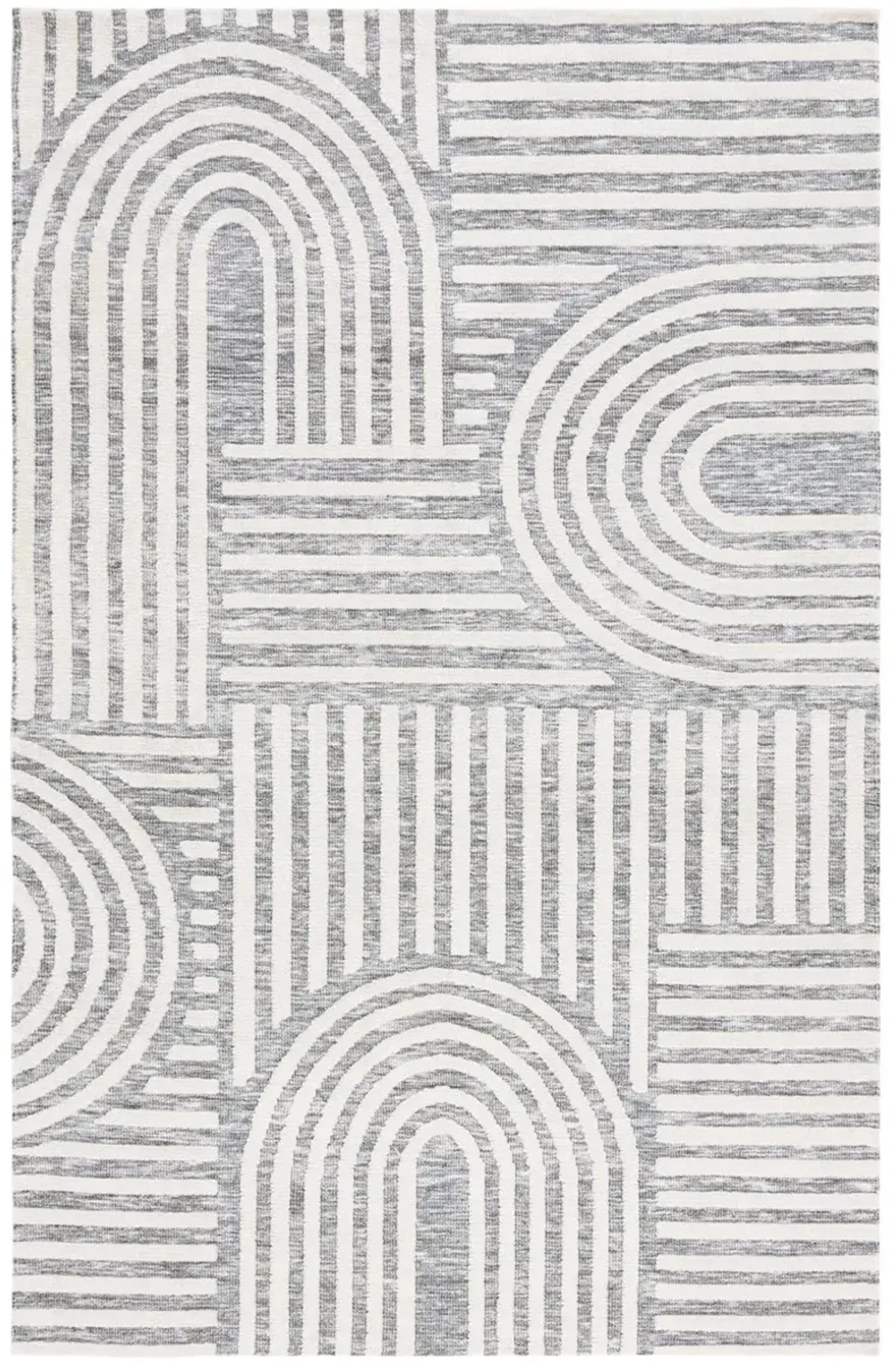 AUDREY 106 Grey 5' x 7' Medium Rectangle Rug