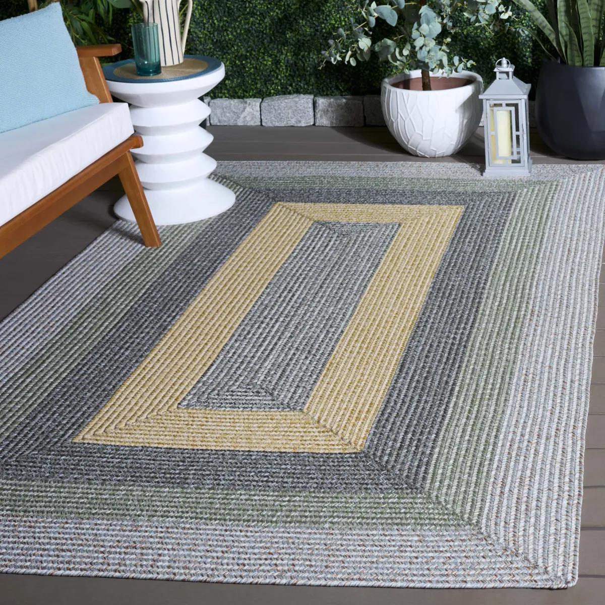 BRAIDED Hand Woven 8' x 10' area rug