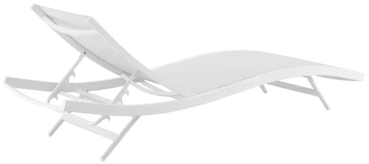 Glimpse Outdoor Patio Mesh Chaise Lounge Chair