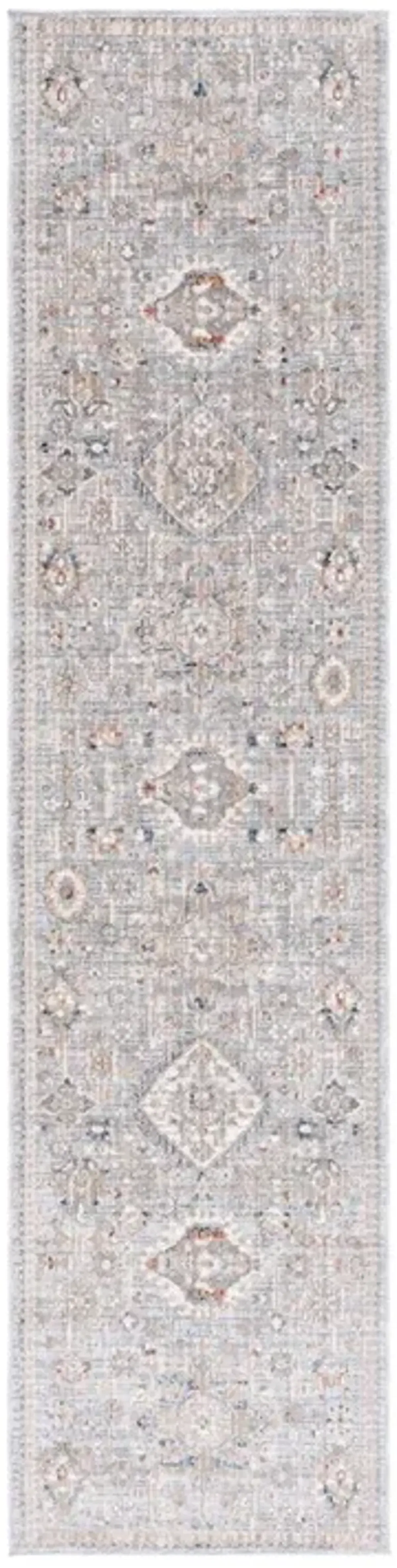 HARLOW 164 Grey  2' X 8' Runner Rug