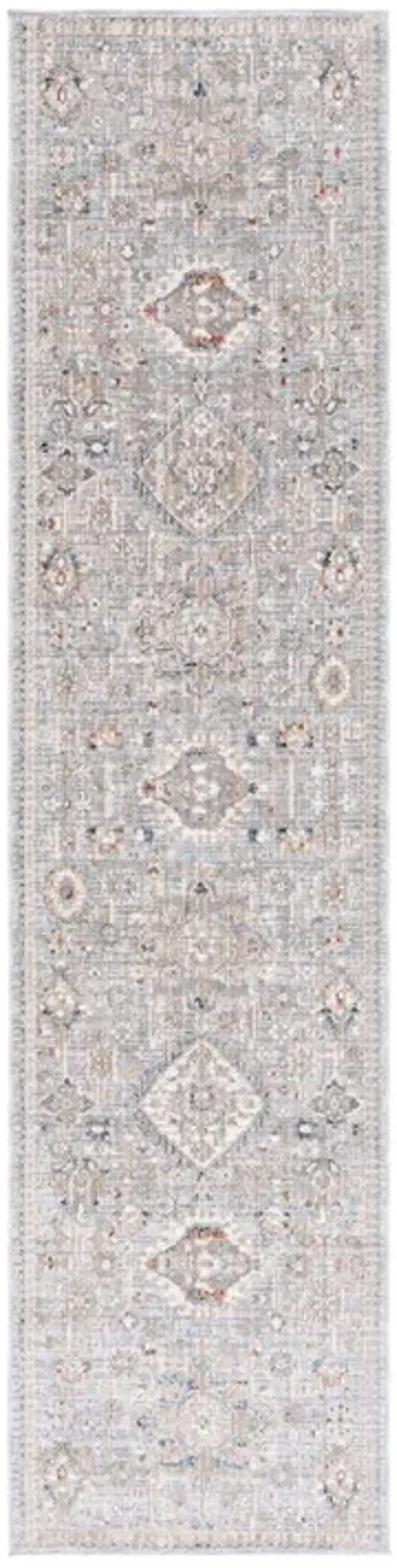 HARLOW 164 Grey  2' X 8' Runner Rug