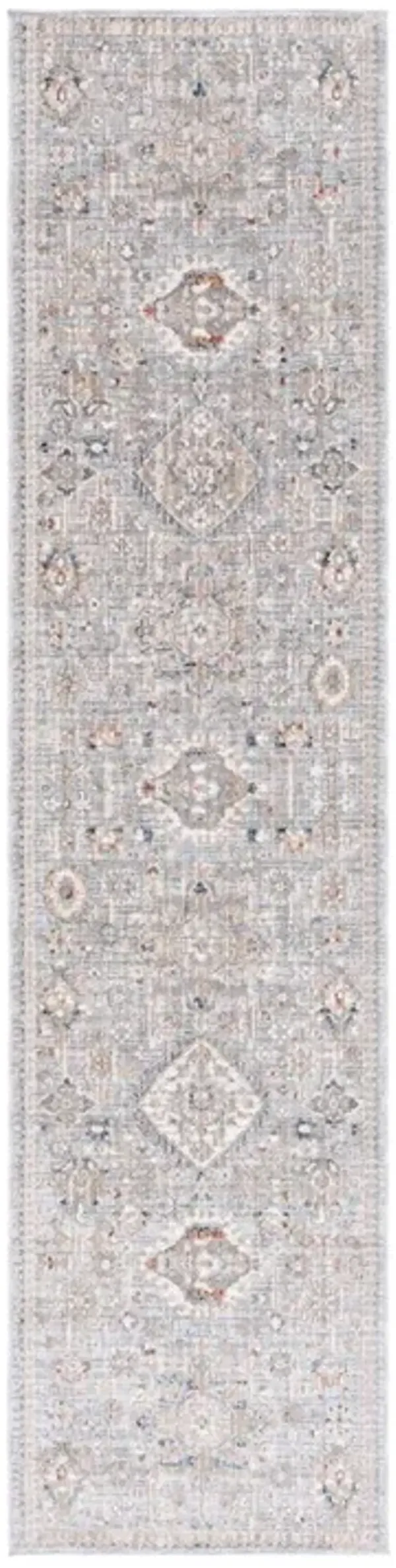 HARLOW 164 Grey  2' X 8' Runner Rug
