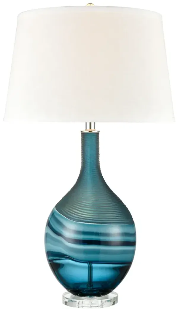 Laconia Bay 32" High 1-Light Table Lamp - Blue