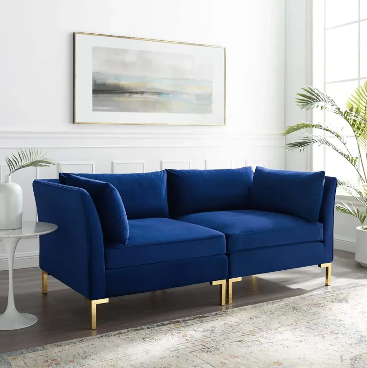 Ardent Performance Velvet Loveseat