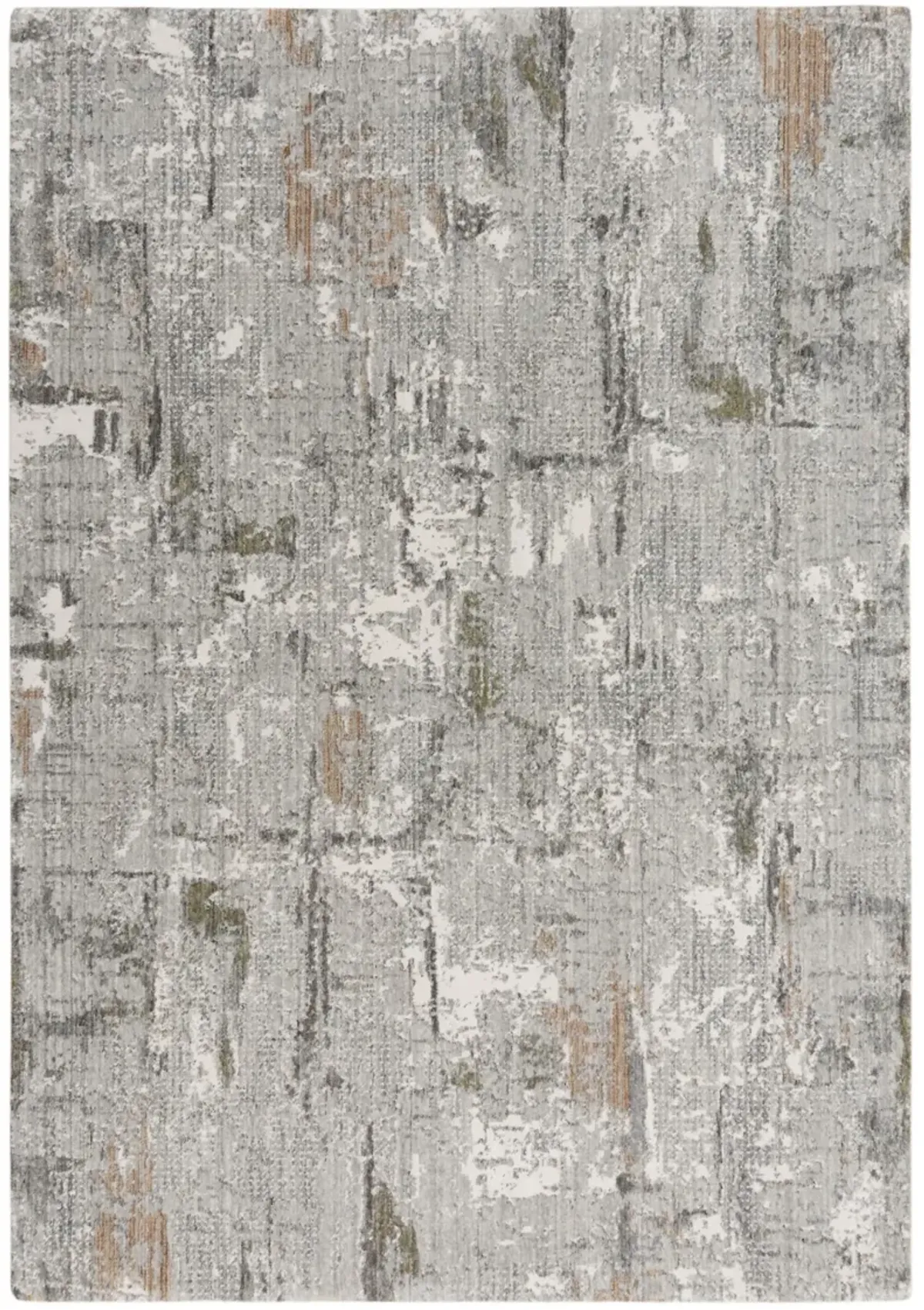 Ankara Gray Abstract Recycled Polyester 9'x12' Rectangle Rug