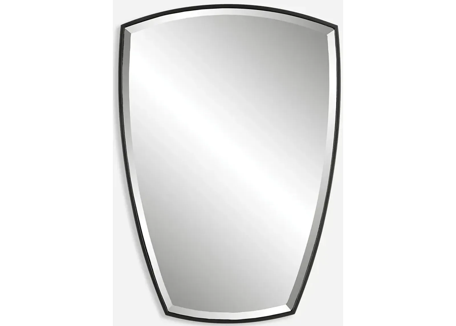 Crest Curved Iron Mirror