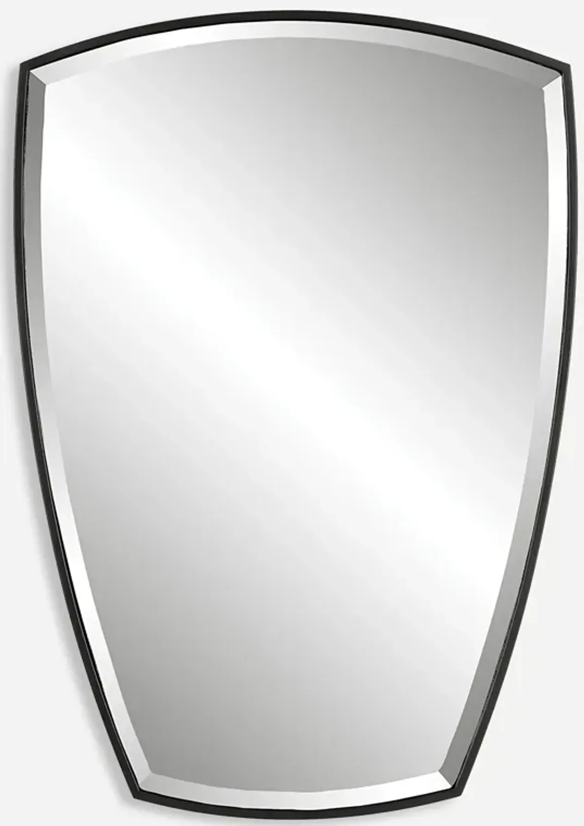 Crest Curved Iron Mirror