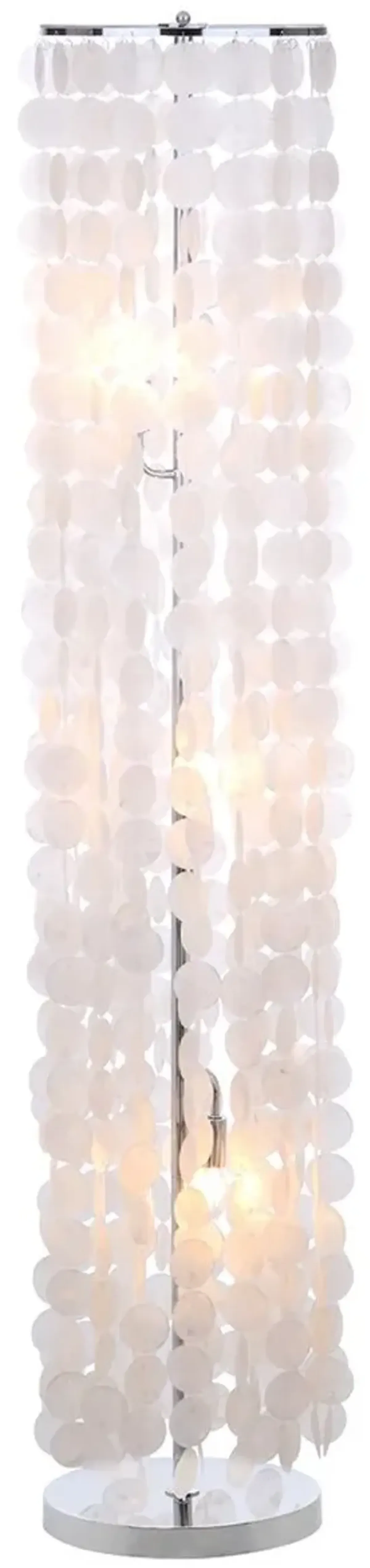 Illumina 3 Light Capiz 60-Inch H Floor Lamp