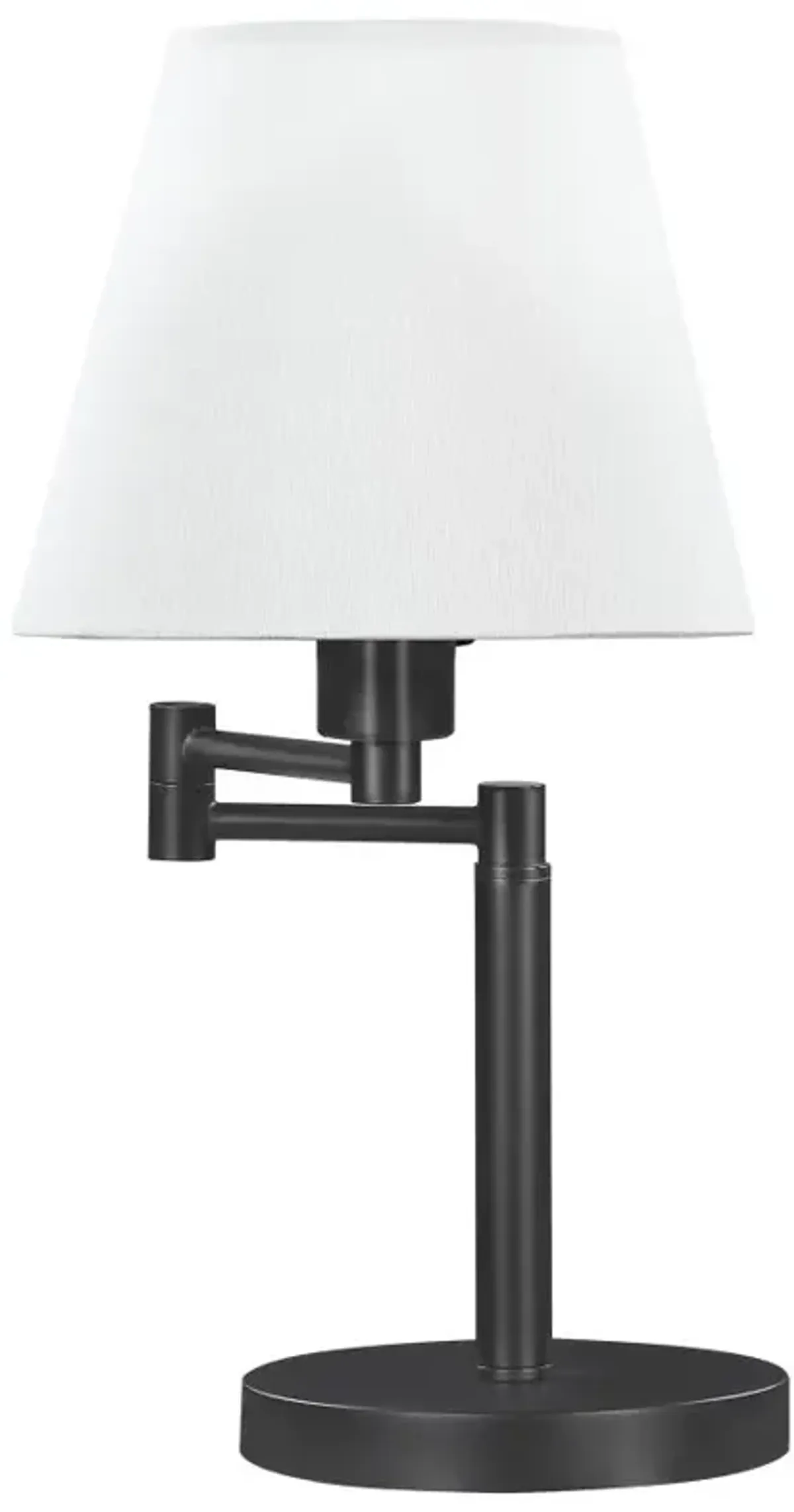 Colombe Rotatable Frame Table Lamp Off White and Matte Black