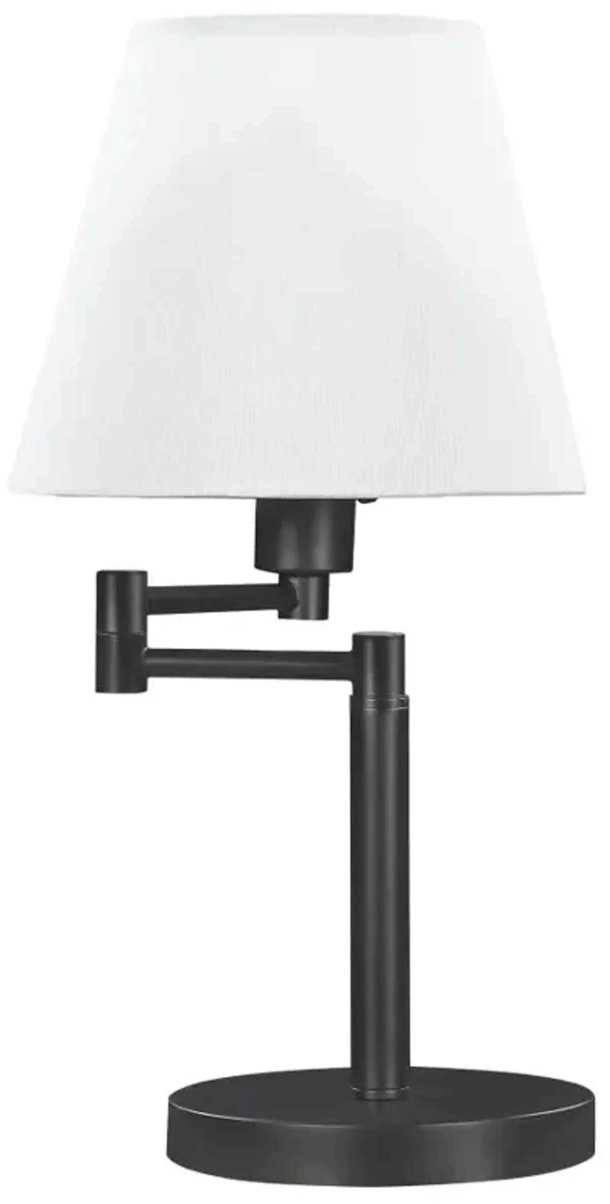 Colombe Rotatable Frame Table Lamp Off White and Matte Black