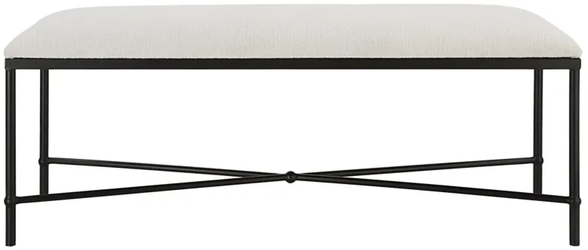 Avenham Black Framed Bench