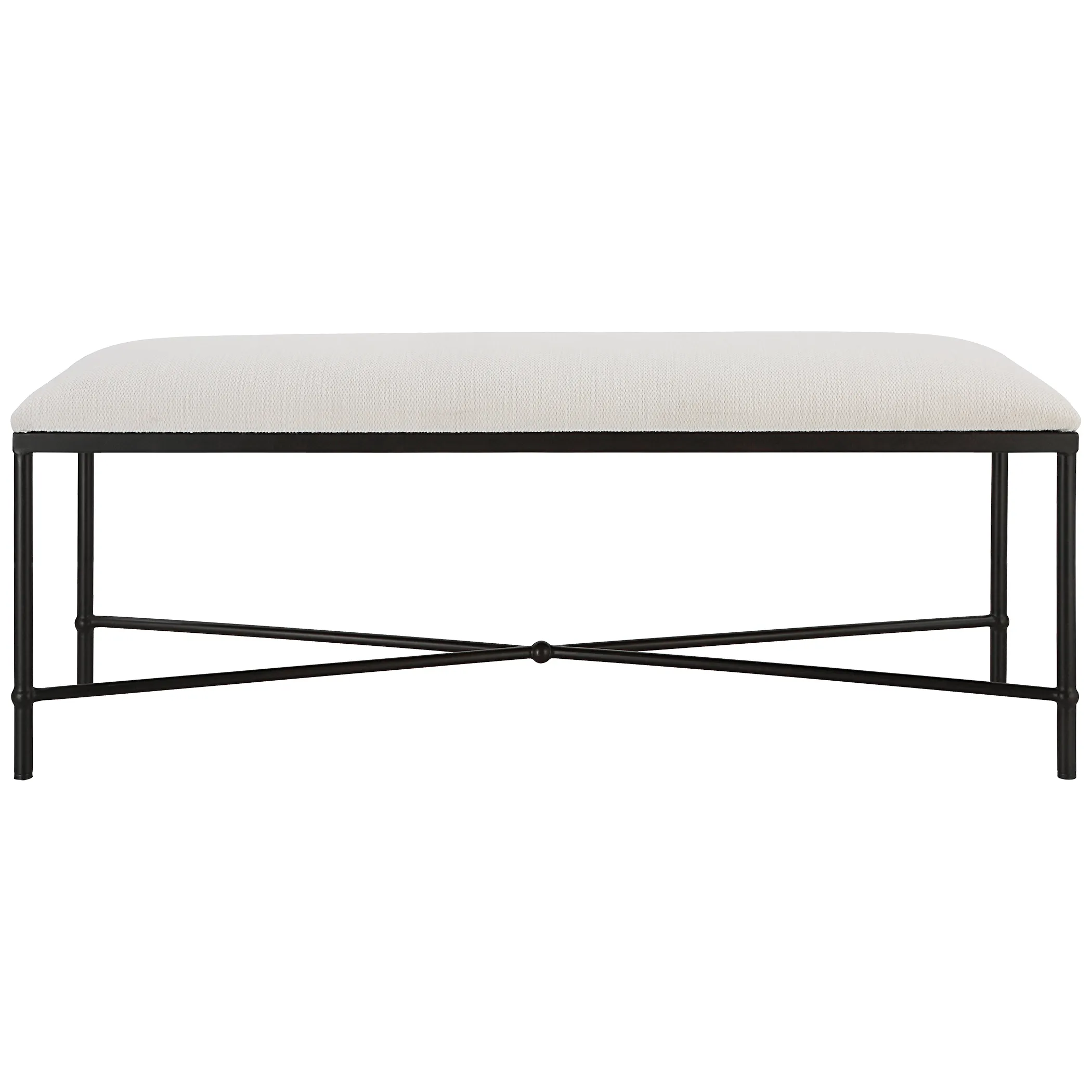 Avenham Black Framed Bench