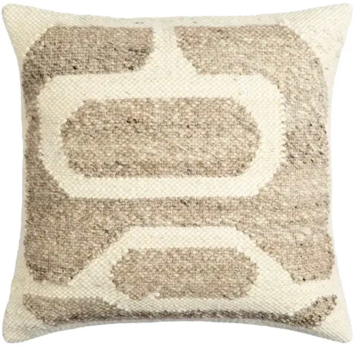 Deccan Traps DTP-003 22"L x 22"W Accent Pillow  - Down Insert