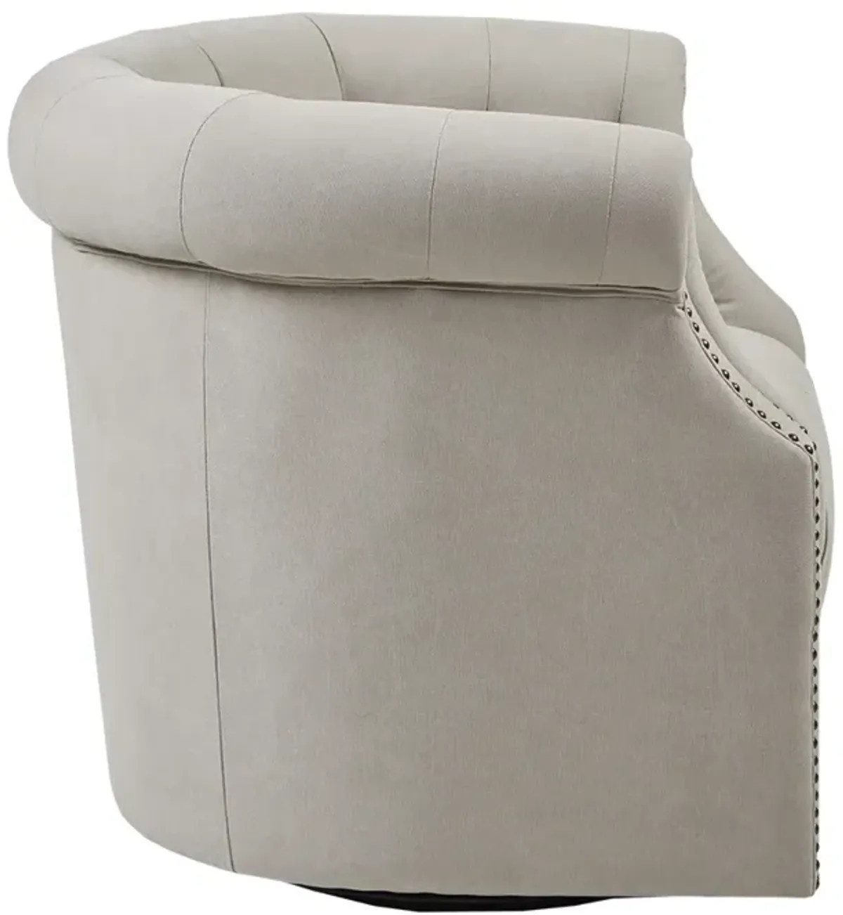 Madison Park Owen Beige Swivel Chair