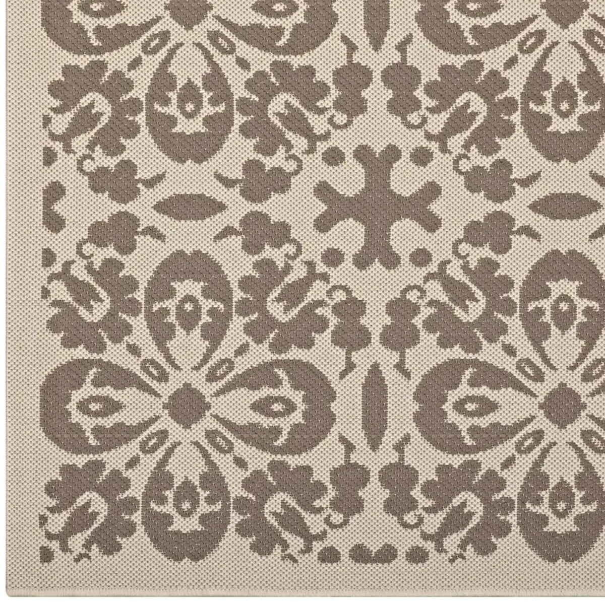 Ariana Vintage Floral Trellis 8x10 Indoor and Outdoor Area Rug