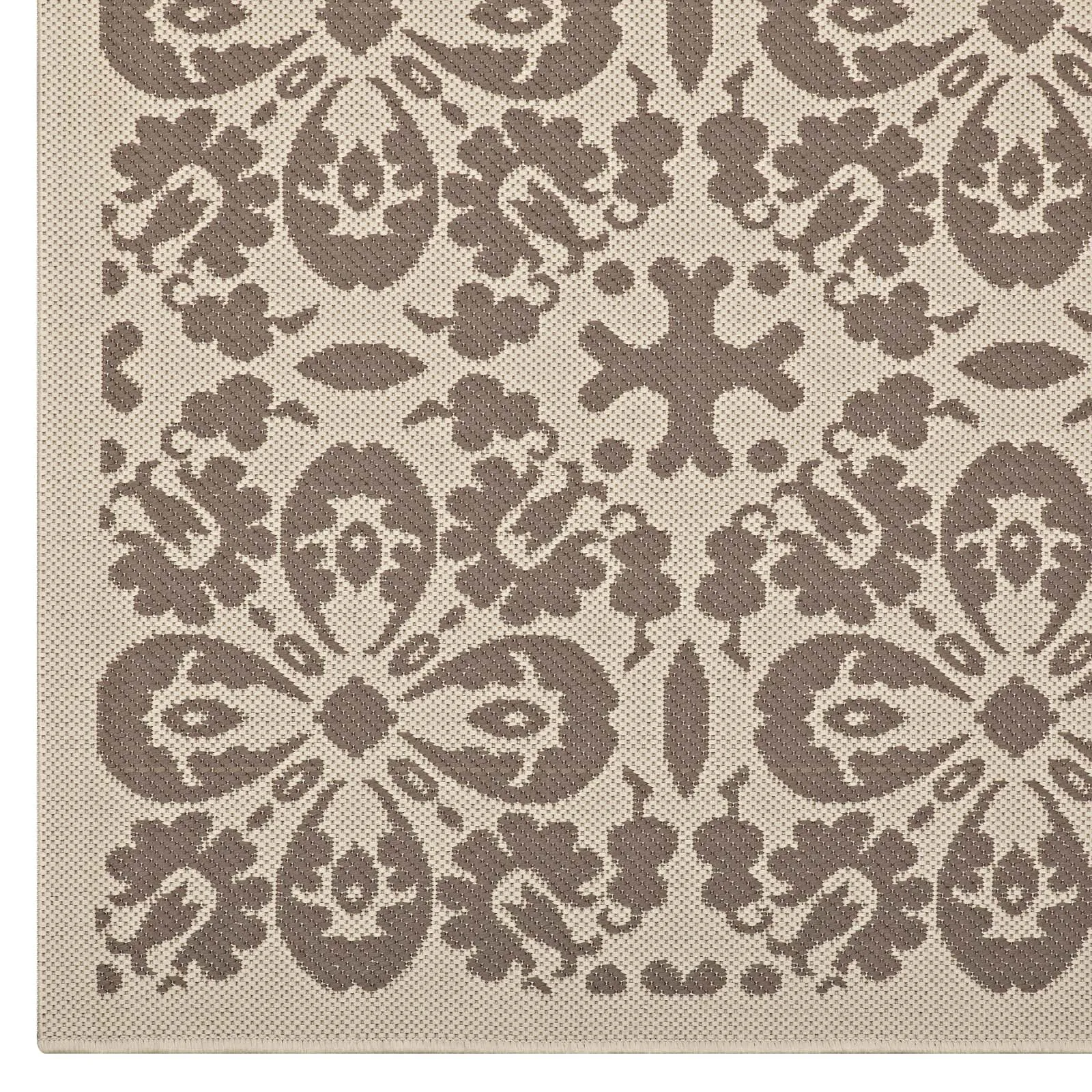 Ariana Vintage Floral Trellis 8x10 Indoor and Outdoor Area Rug