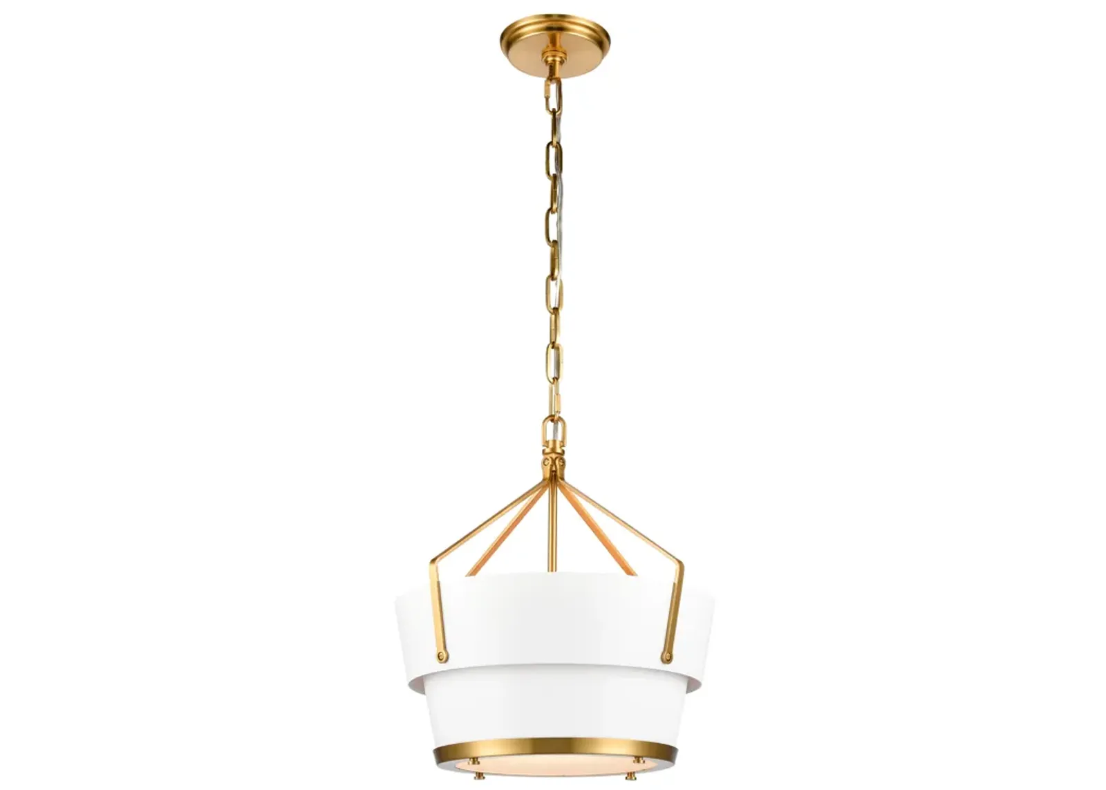 Marin 14" Wide 1-Light Pendant - Matte White