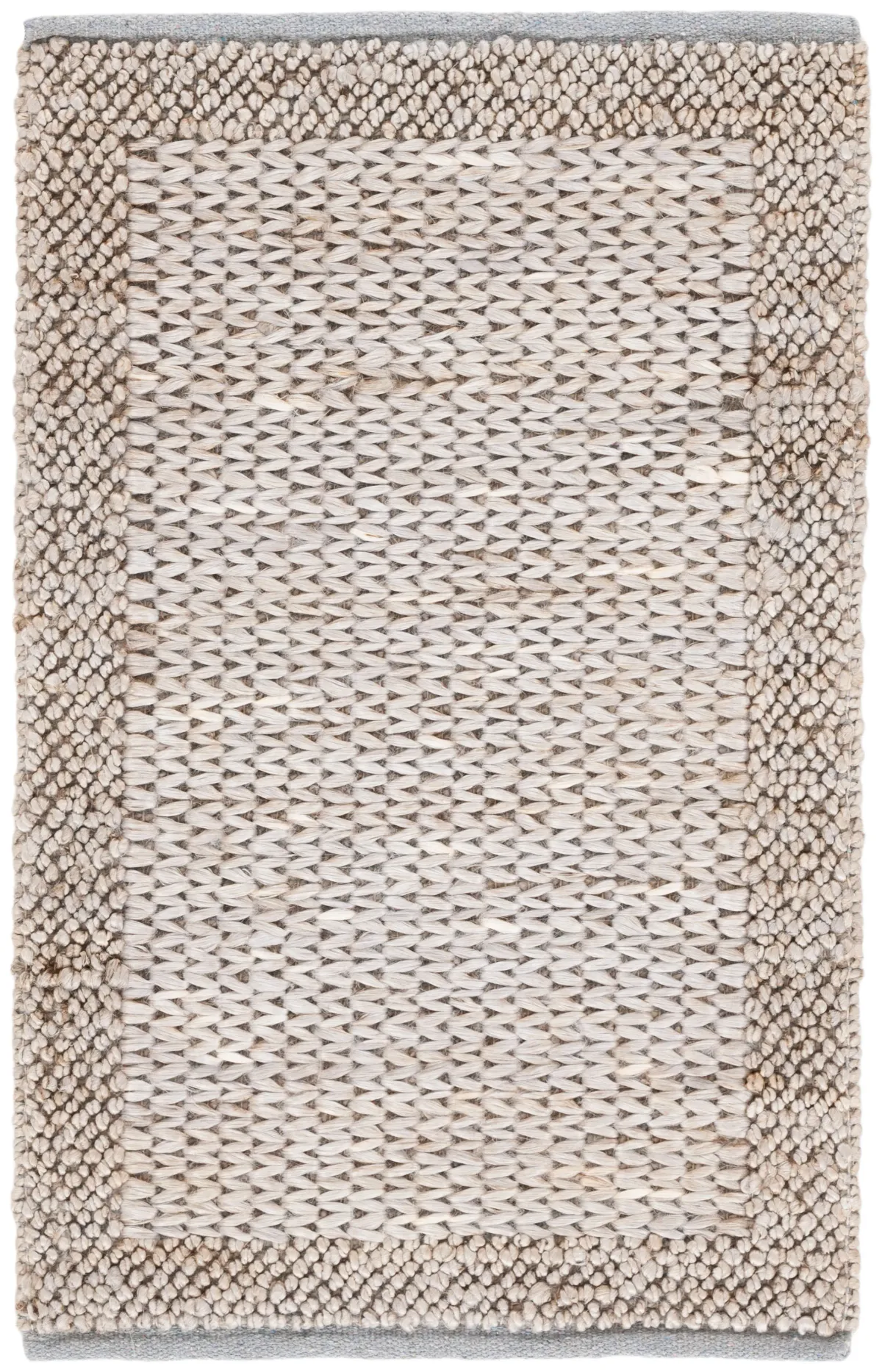 NATURAL FIBER Hand Woven 4' x 6' area rug