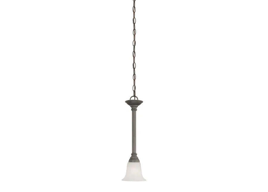 Riva 6" Wide 1-Light Mini Pendant - Painted Bronze