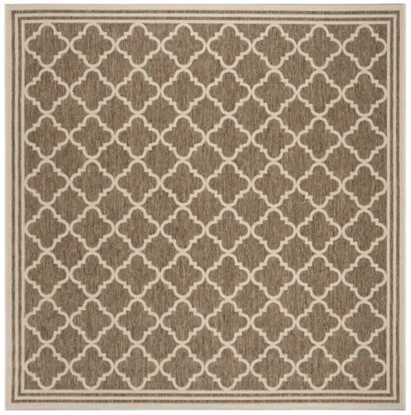 LINDEN 121 Collection LND121D-6SQ Beige / Cream 6'-7" X 6'-7" Square