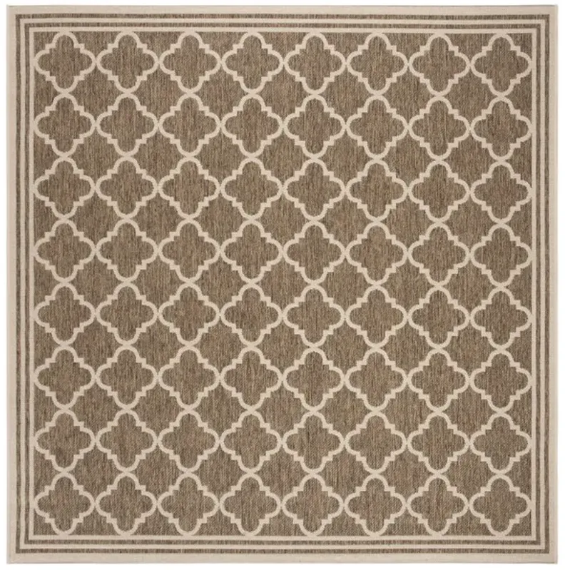 LINDEN 121 Collection LND121D-6SQ Beige / Cream 6'-7" X 6'-7" Square