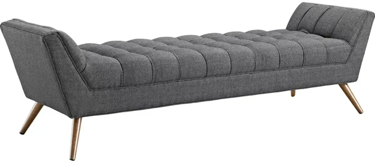 Response Upholstered Fabric Bench