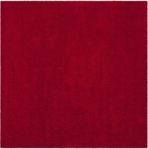 LAGUNA SHAG 303 RED 3' x 3' Square Square Rug