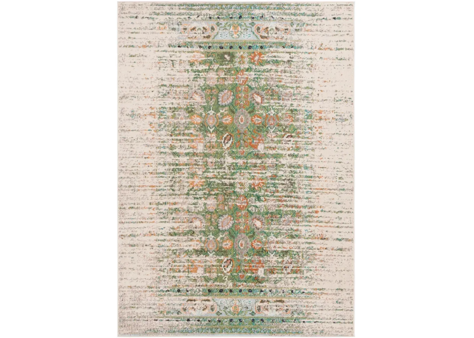 MONACO 208 GREEN  8' x 10' Large Rectangle Rug