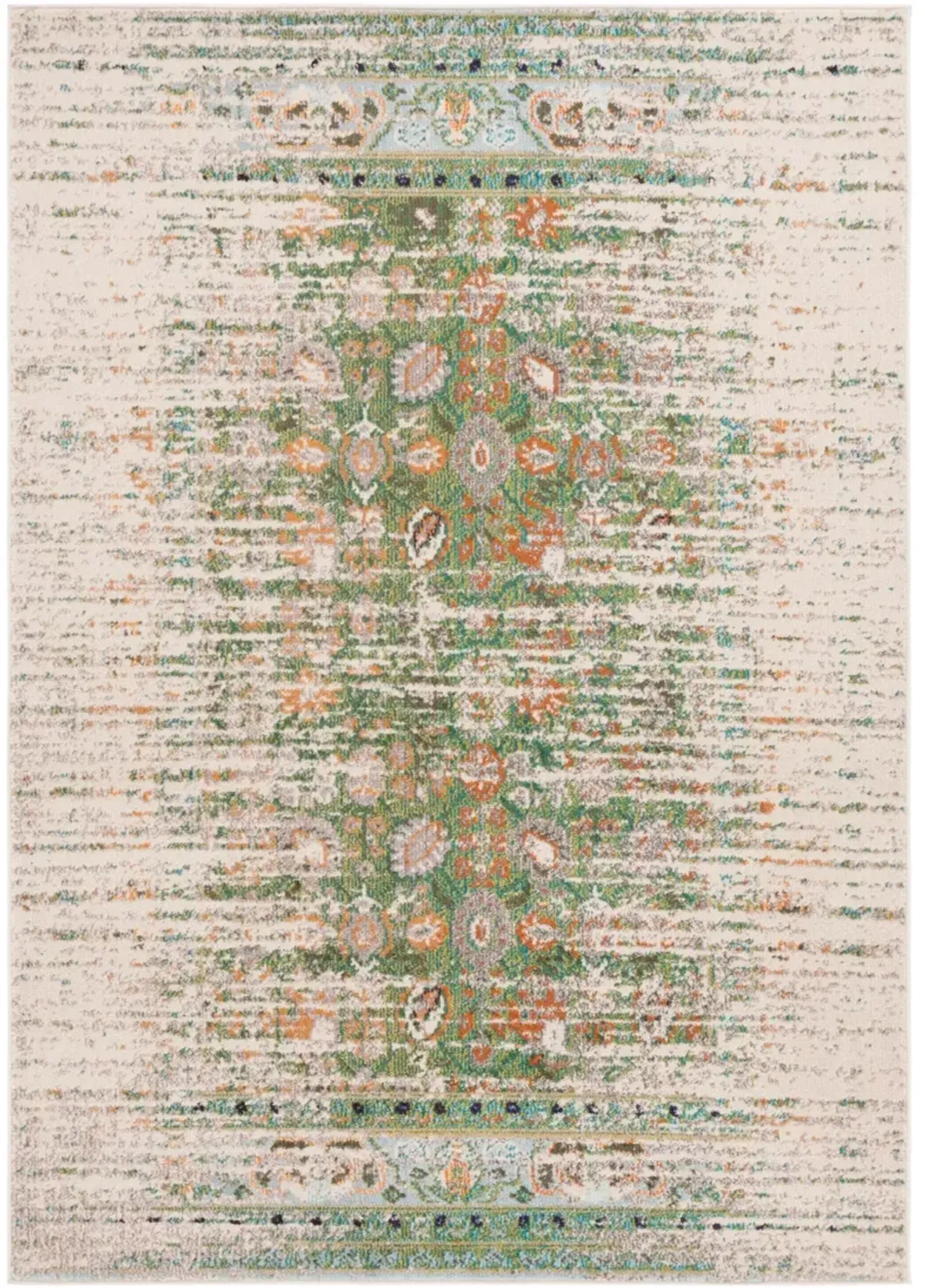 MONACO 208 GREEN  8' x 10' Large Rectangle Rug