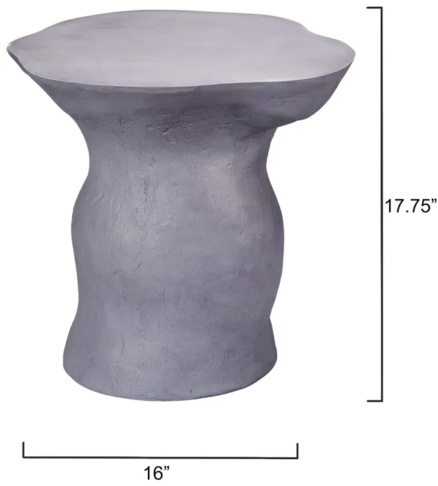 Sculpt Fiber Glass Side Table