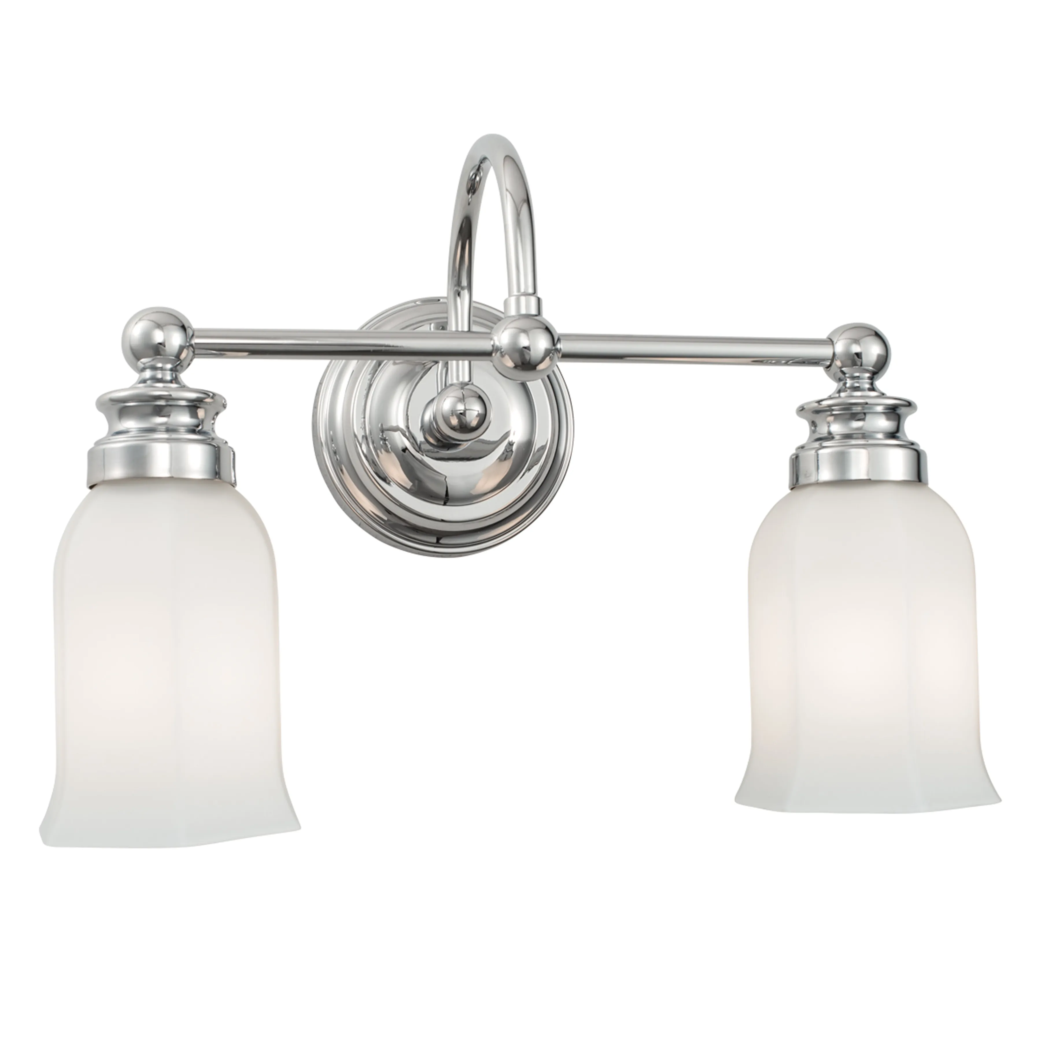 Emily 2 Light Sconce - Chrome