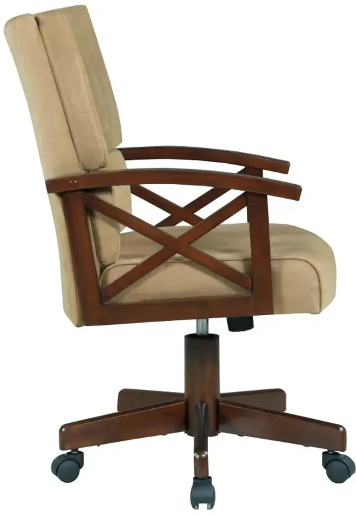 Marietta Upholstered Game Chair Tobacco and Tan