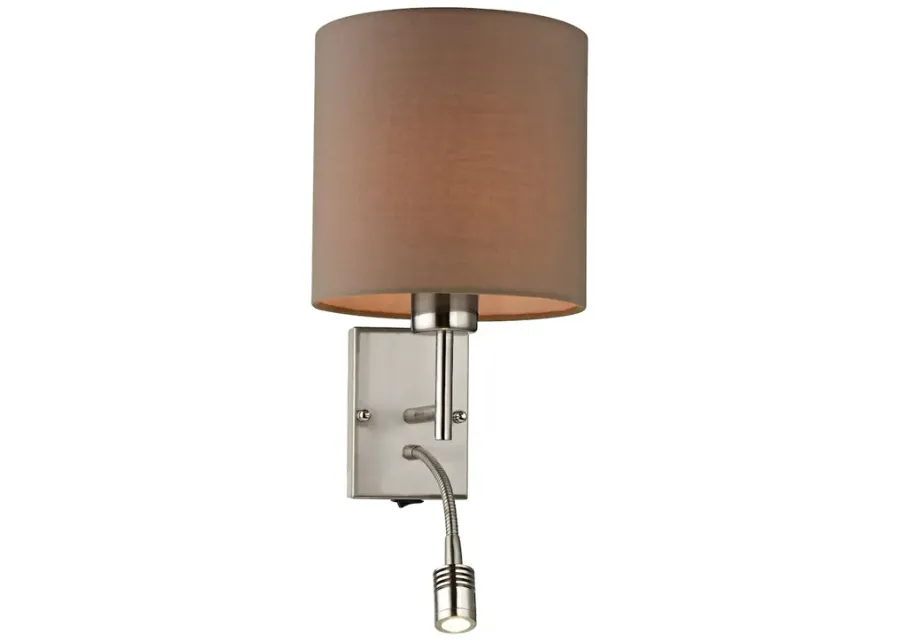 Regina 19" High 2-Light Sconce - Brushed Nickel