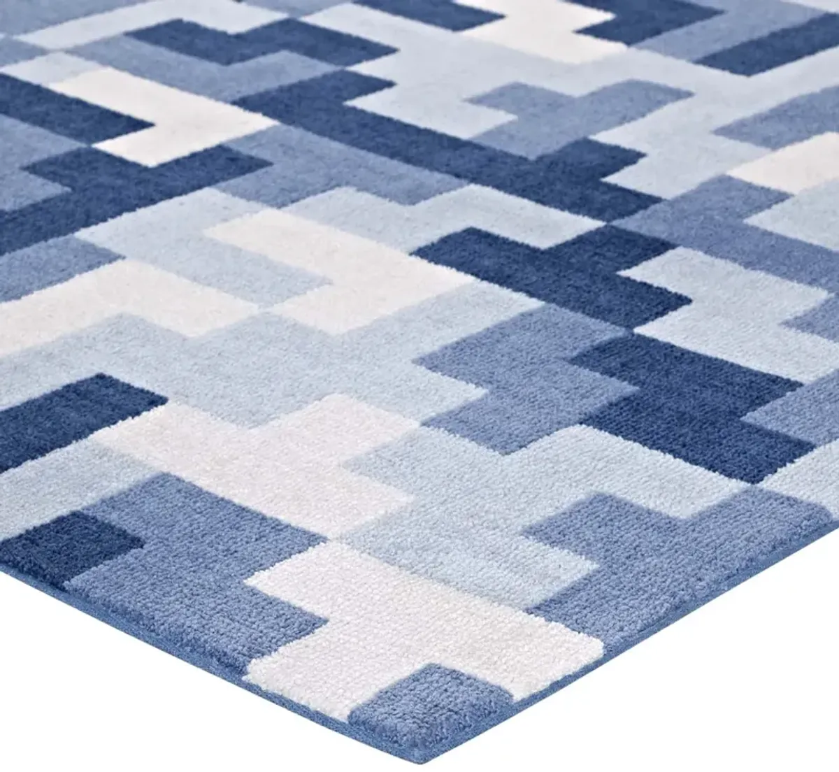 Andela Interlocking Block Mosaic 5x8 Area Rug