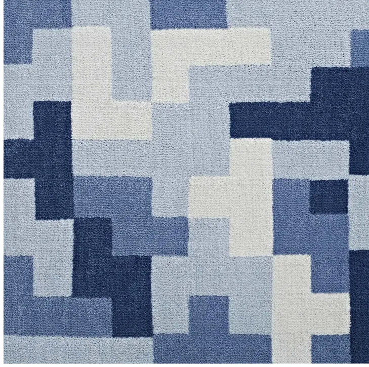 Andela Interlocking Block Mosaic 5x8 Area Rug