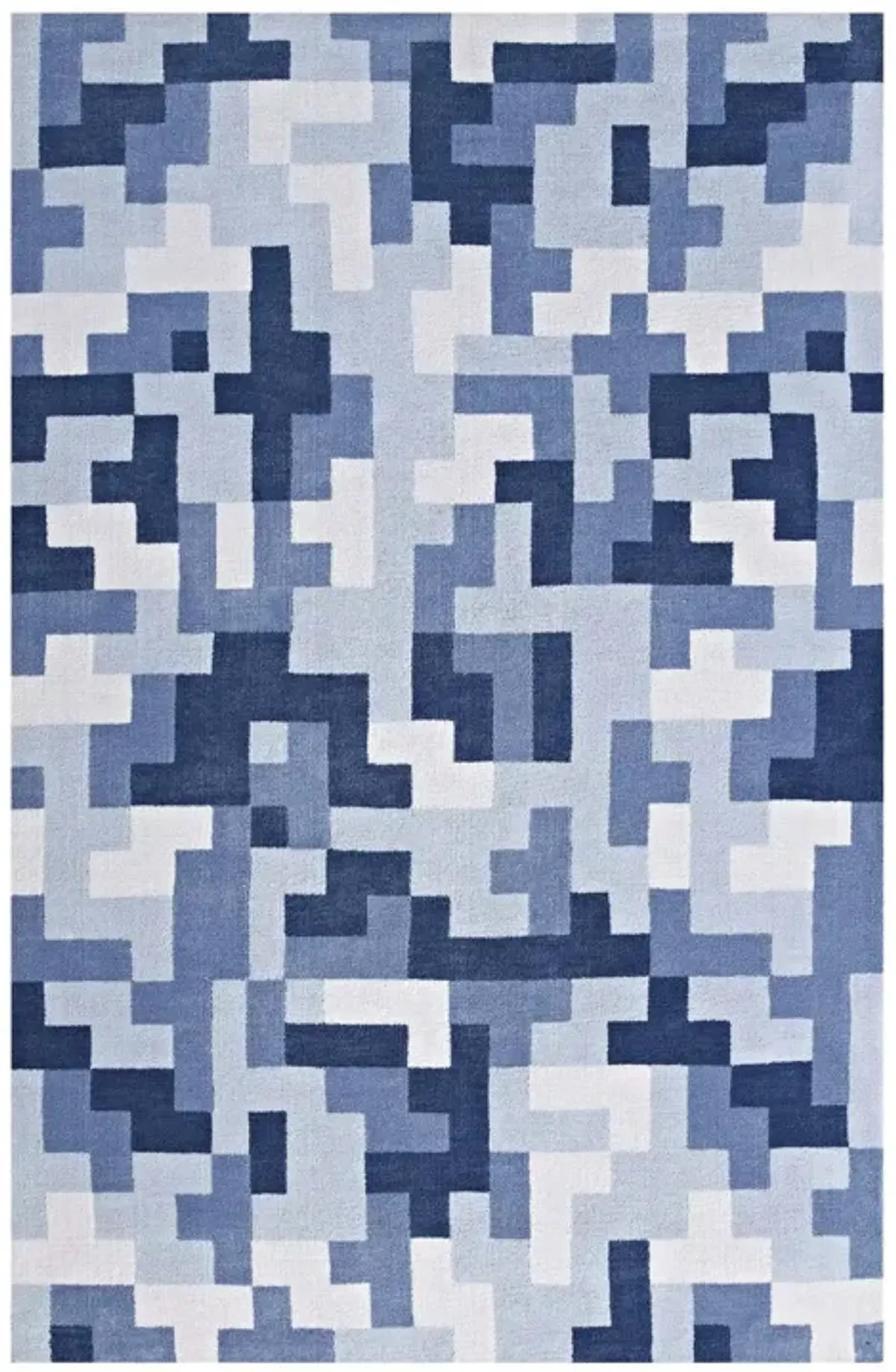 Andela Interlocking Block Mosaic 5x8 Area Rug