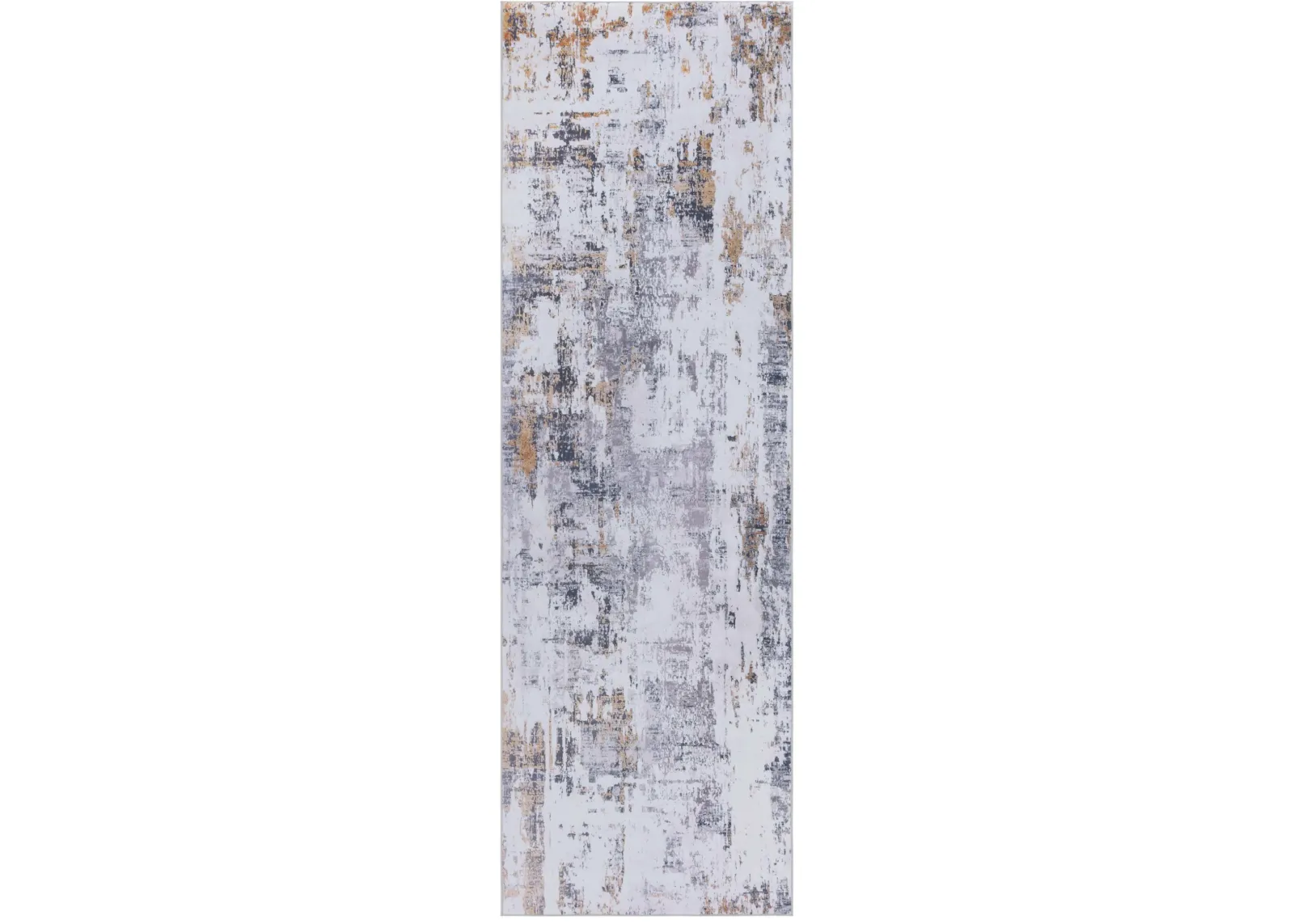 TACOMA 863 M/W S/R GREY  2'-6' x 6' Runner Rug