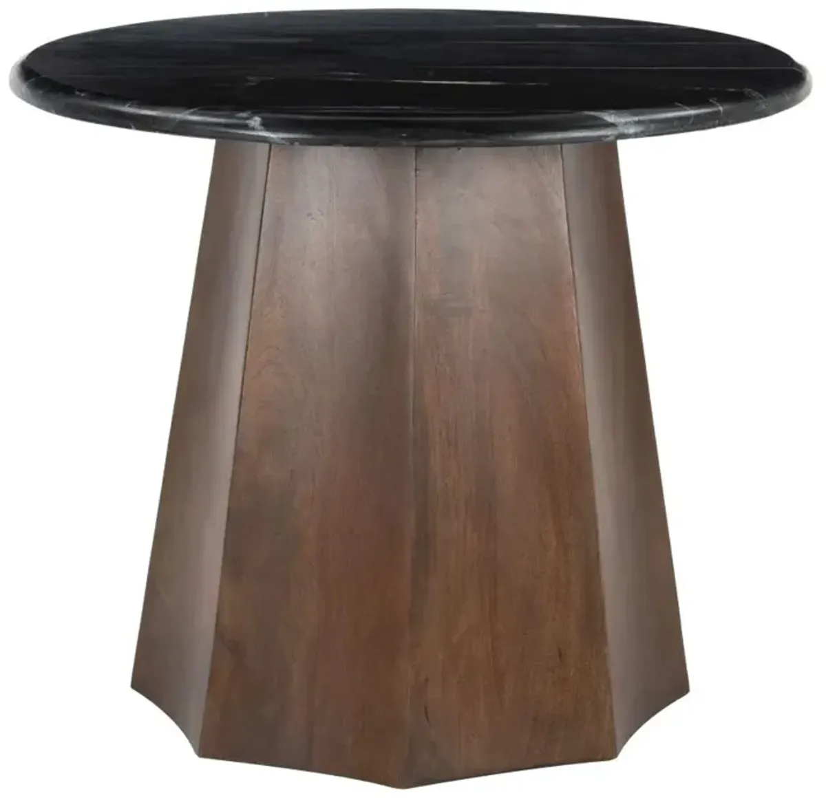 Aipe Accent Table Black & Brown