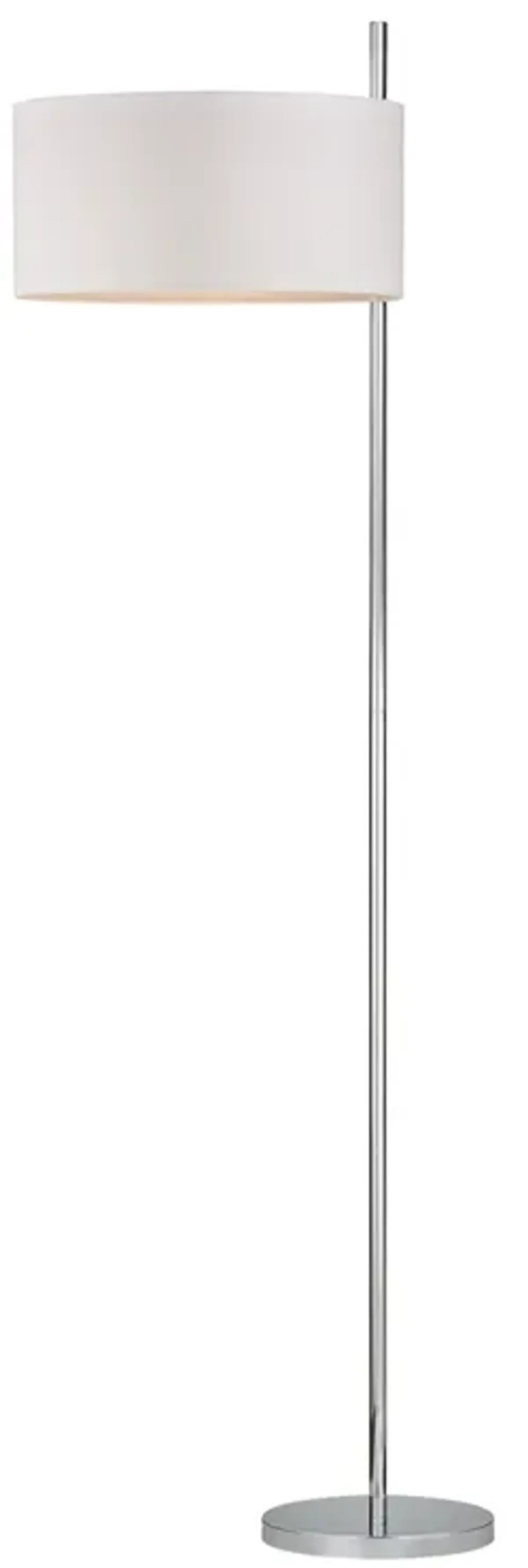 Attwood 64" High 1-Light Floor Lamp - Polished Nickel