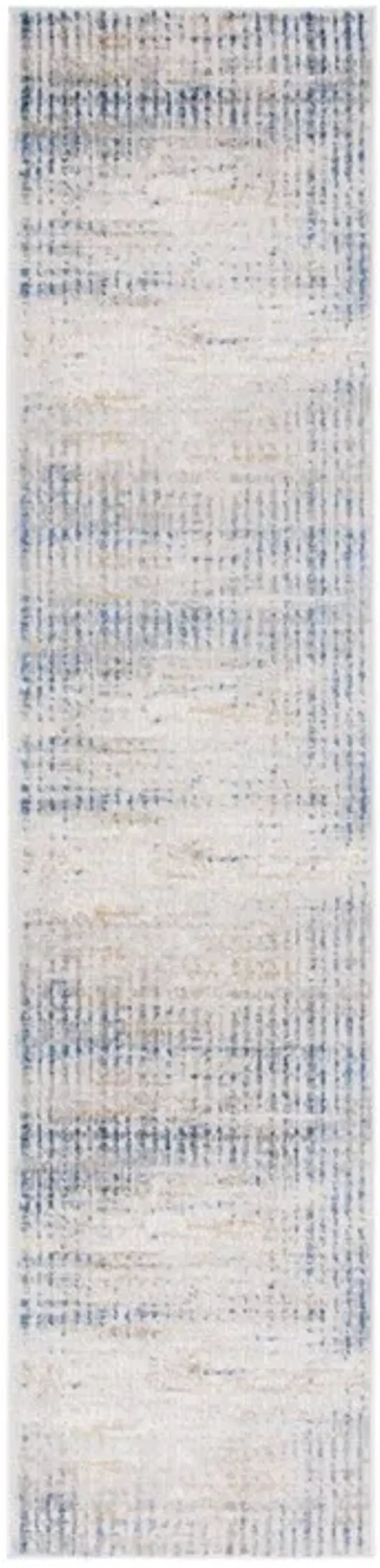 PALMA 356 Blue 2'-2' X 9' Runner Rug