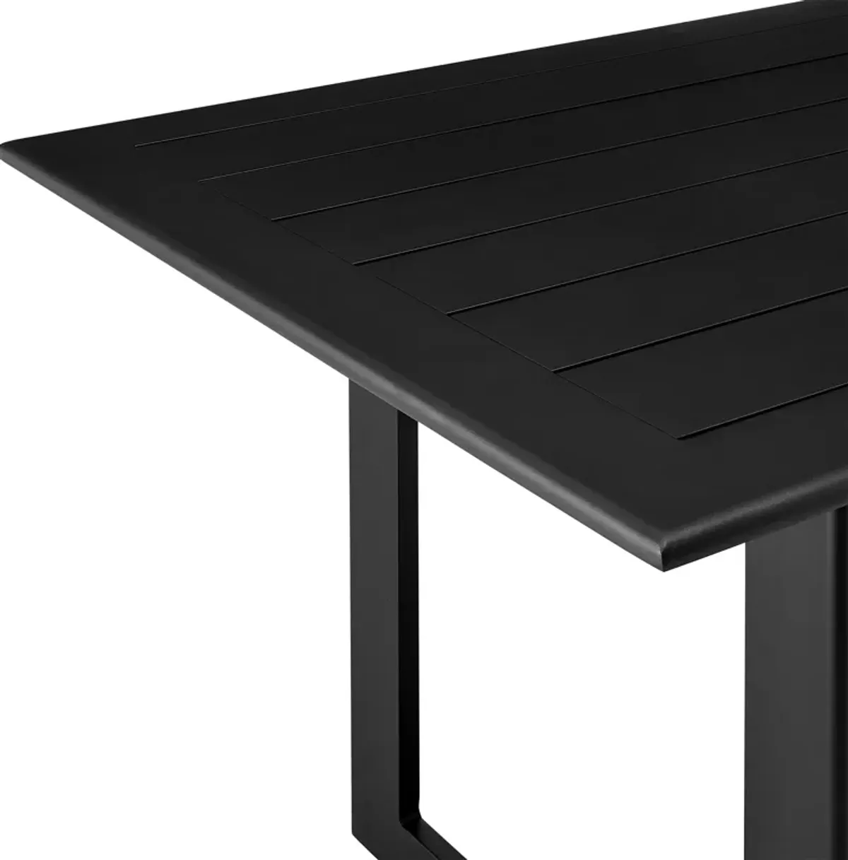 Grand Outdoor Patio Dining Table in Aluminum