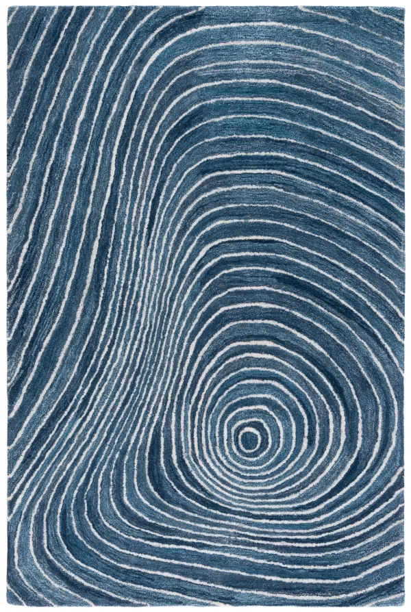 ABSTRACT Hand Tufted 4' x 6' area rug