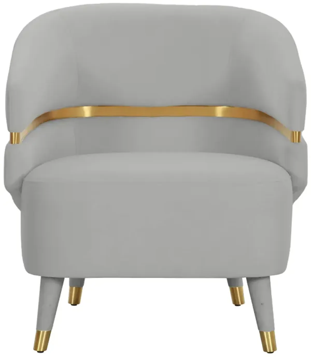 Ayla Cream Velvet Accent Chair