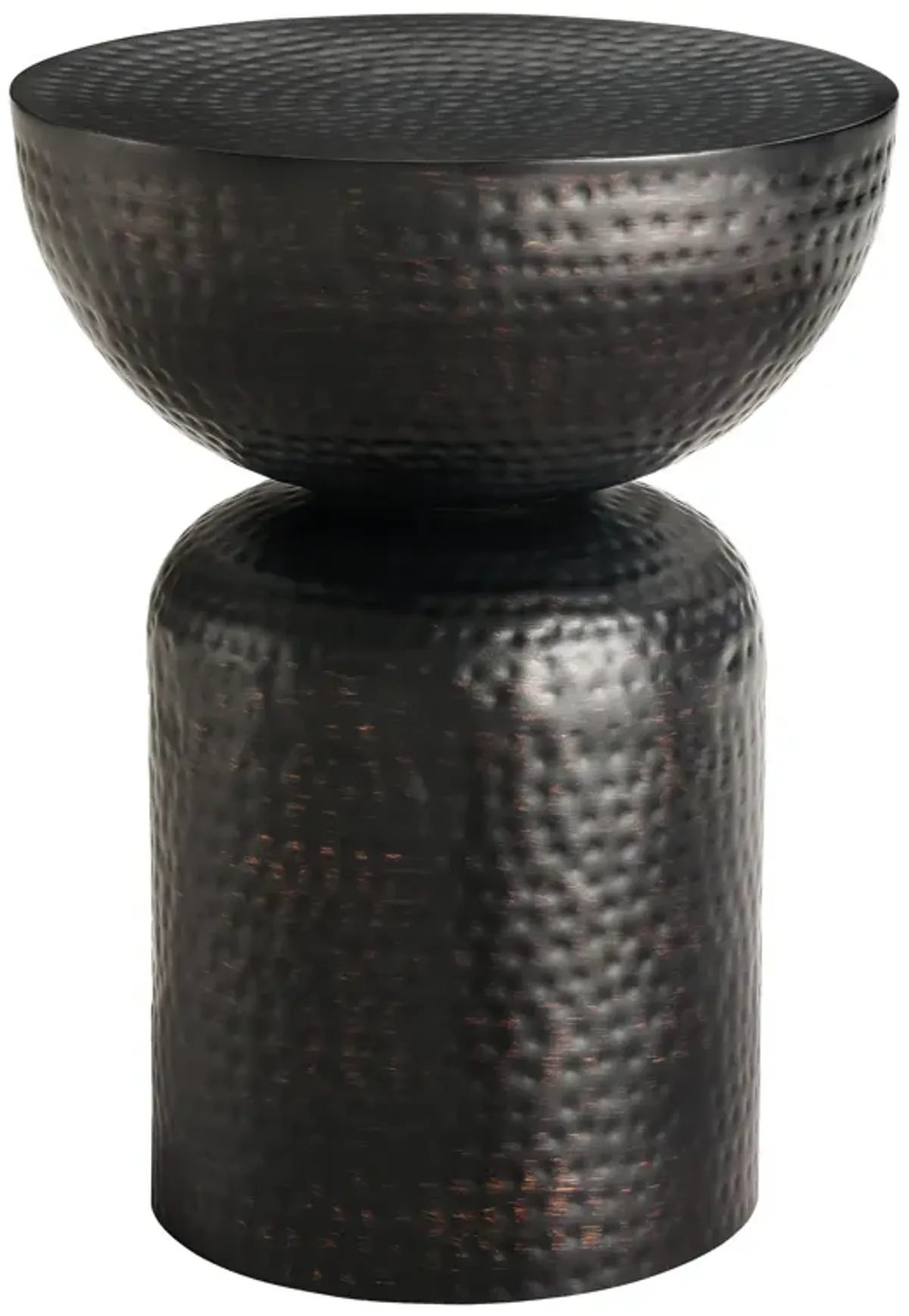 Mella Metal Hammered Side Table