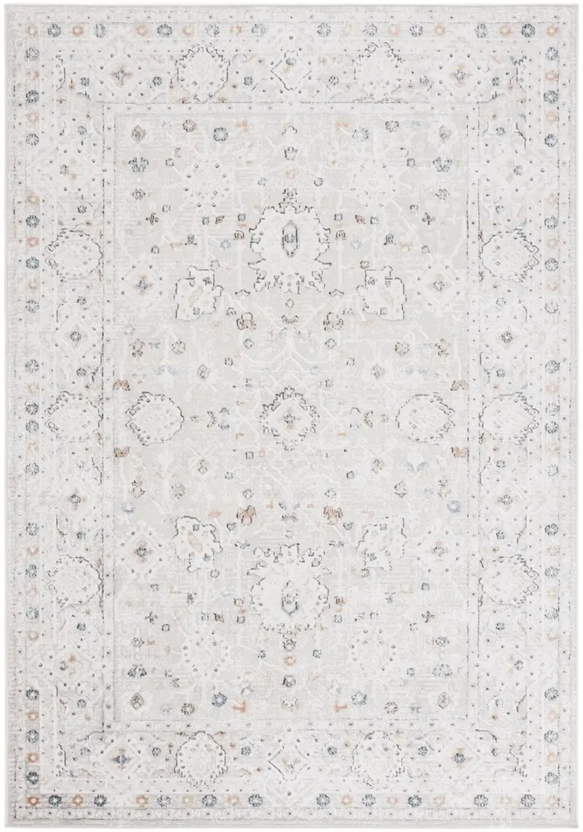 RANA 122 IVORY  9' x 12' Large Rectangle Rug